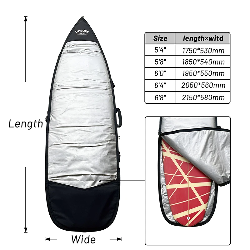 Shortboard Bag surf Board Bag Easy Carry Protective Travel Bag High Quality SUP Bag Cover Wakesurf Boardbag Board Bag Have Strap