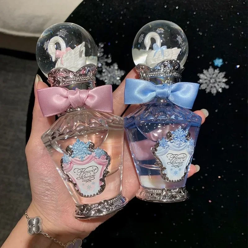 Flowerknows Snow Ballet Perfumes Ribbon Ballet Fruity Floral & Swan Soloist Woody Floral,Long-Lasting Fragrance Perfume