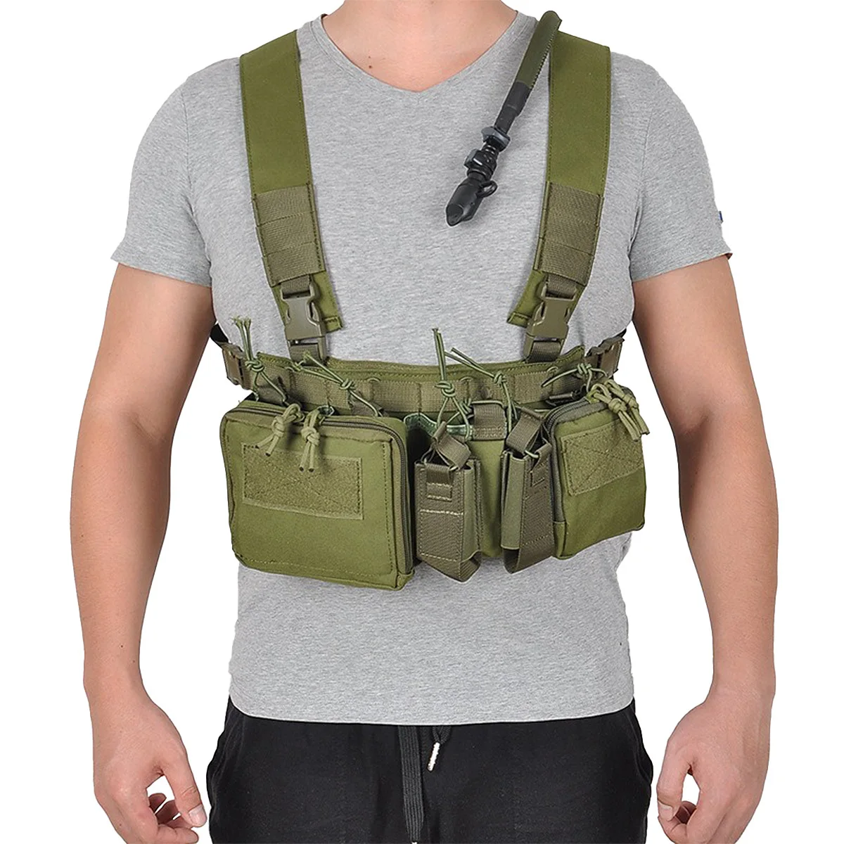 

Тактический жилет-платформа Molle System для CS-игр, военная экипировка, подсумок для магазинов, кобура, поясная сумка, мужской нейлоновый жилет Swat