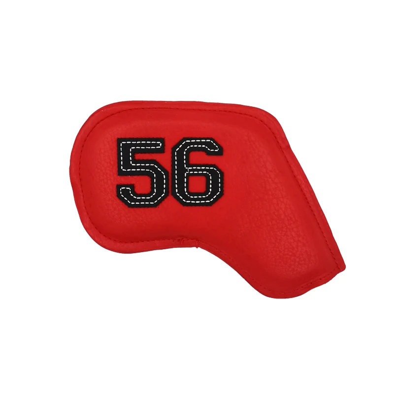 Color Digital Gradient Golf Sand Cover Leather Golf Iron Cover Golf Ball Angle Dug Head Protection Sleeve Golf Club Head Cover