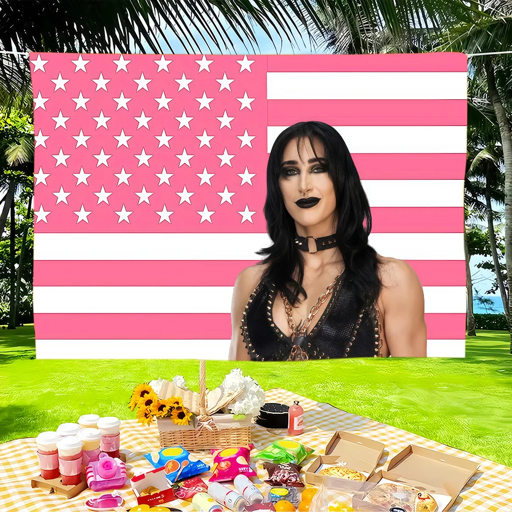 R-Rhea R-Ripley American Flag Outdoor Decors Decorative Home Objects Room Decoration Garage Flags Barber Shop Bedroom Stuff Hang