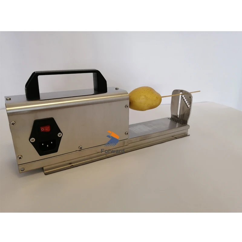 Multi-function 3 In 1 Tornado Potato Cutter Curly Fries Slicer Twist Hot Dog Cutting Machine 110/220V