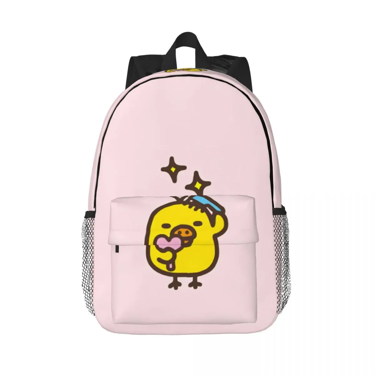 

Милый рюкзак Kiiroitori с узором Rilakkuma, рюкзак большой вместимости для мальчиков и девочек, сумка для книг, сумки на плечо для мужчин, женщин, детей, школьная сумка