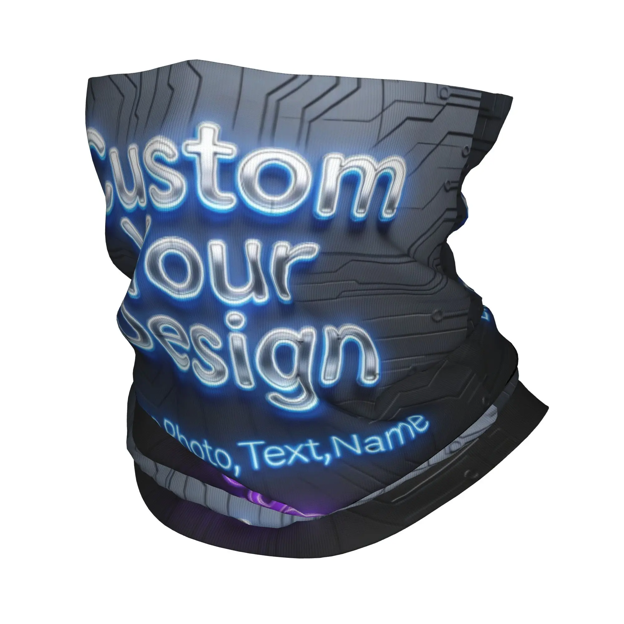 

Многофункциональный головной убор-балаклава с защитой от УФ-излучения: индивидуальный дизайн, логотип, для семьи, питомцев, с возможностью нанесения текста, шарф-бандана, воротник-бафф