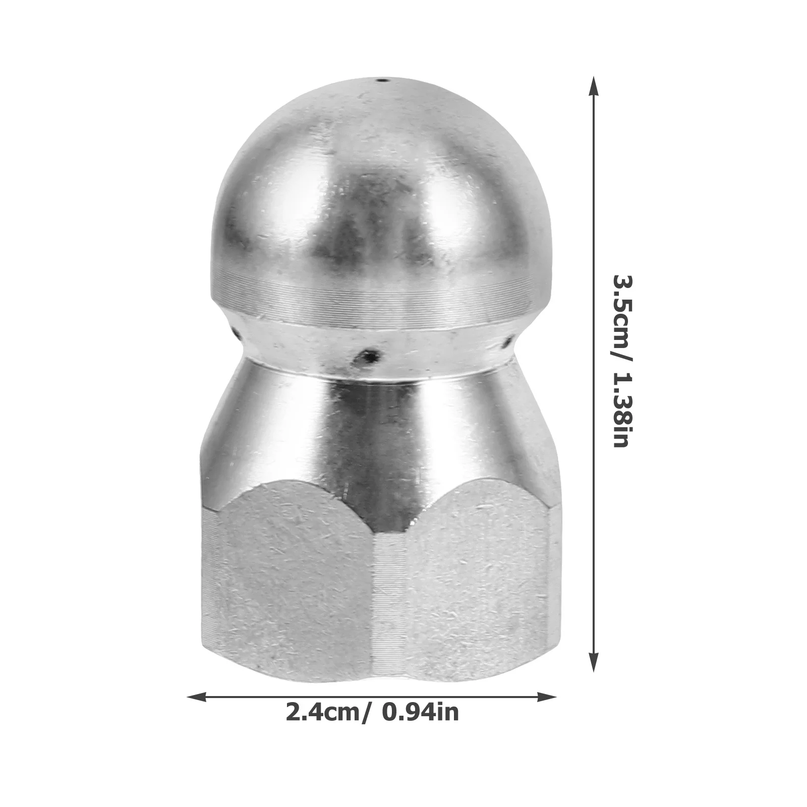 หัวฉีดทำความสะอาดท่อระบายน้ำสแตนเลสขนาดเล็ก แรงดันสูง สำหรับใช้ในบ้าน ท่อระบายน้ำในครัว เครื่องฉีดน้ำ ขจัดสิ่งอุดตันในท่อ