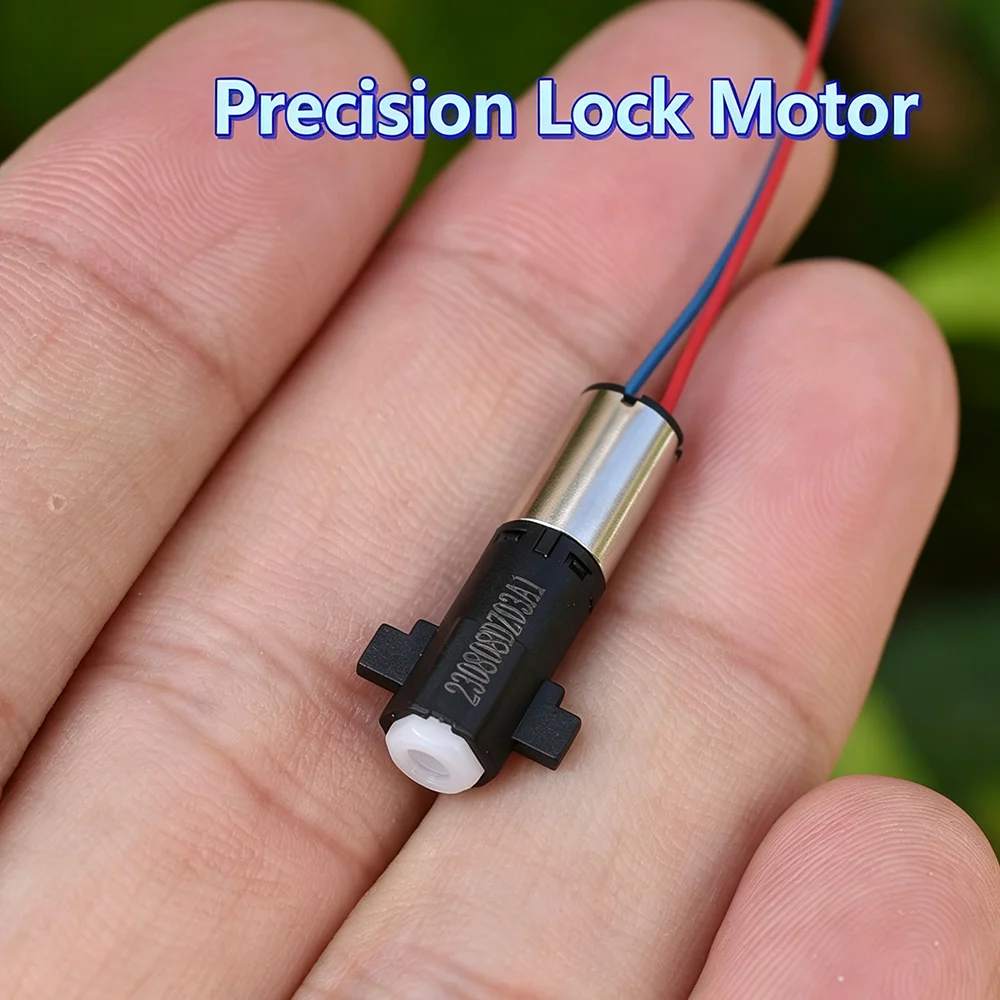 Stroke 4mm Tiny Linear Actuator DC 1.5V-3.7V 3V Mini 6mm Coreless Planetary Gear Motor 500g/f Thrust For Fingerprint Lock