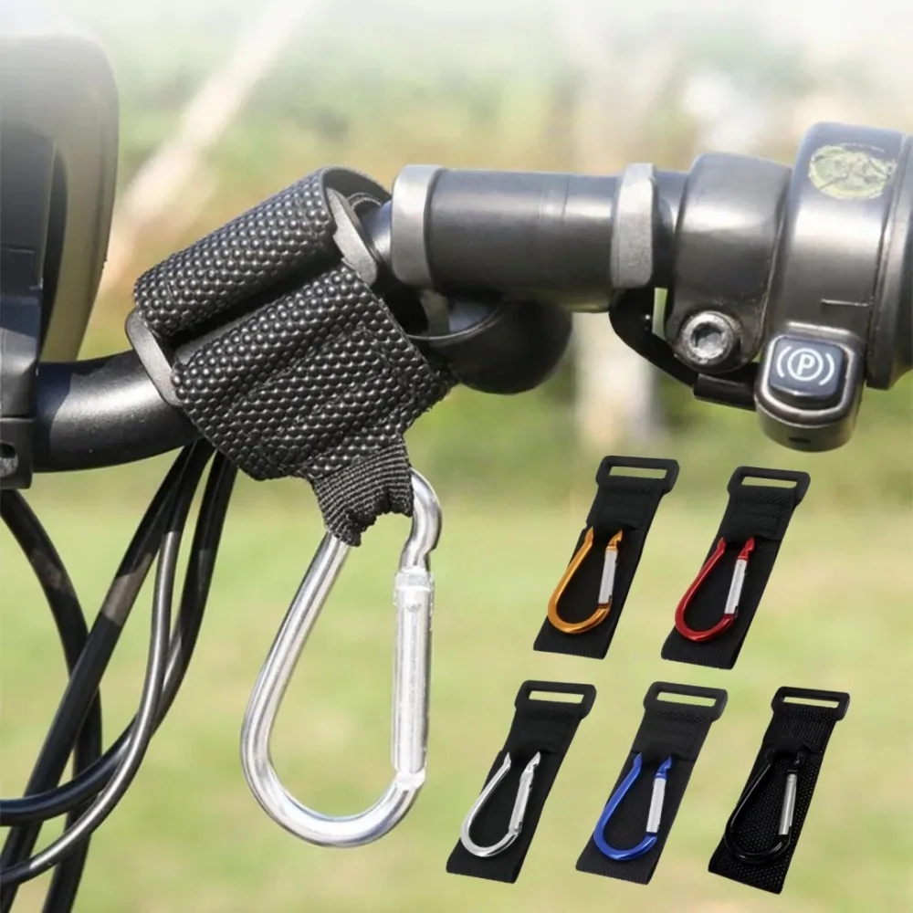 Multifunctional Motorcycle Aluminum Alloy for Hanging Hook Non Perforated Storage Hook Electric Bike Handlebar Fixed Accessories