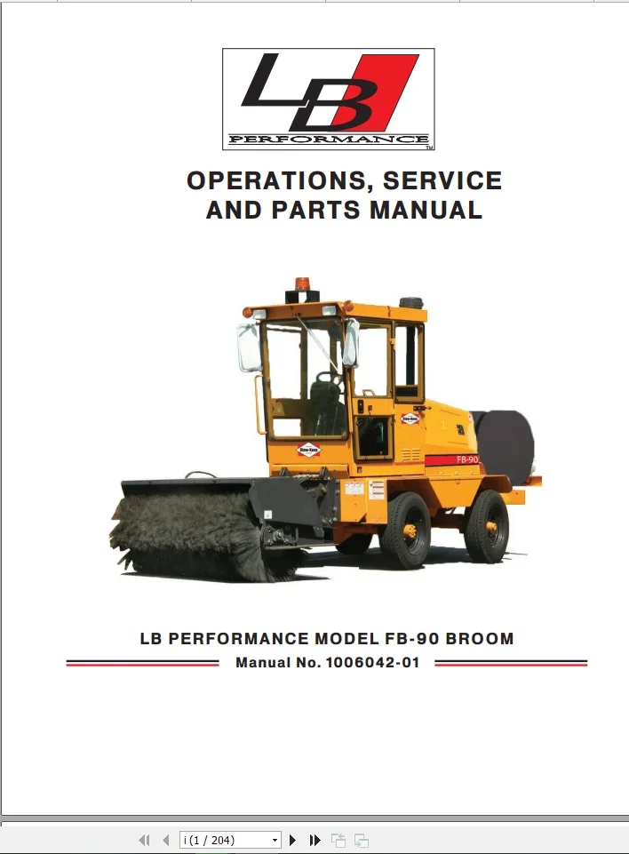 Leeboy Rosco LBP Construction Equipment All Model Operations Service & Part Manual