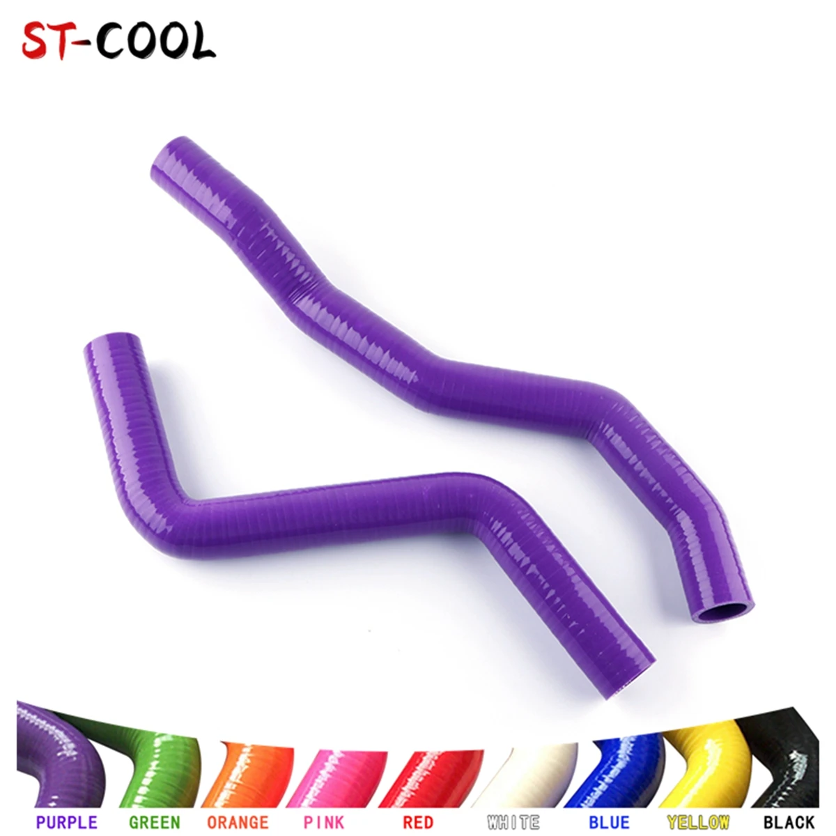 

For 1995-1999 Mitsubishi Eclipse GST GSX Spyder Turbo DSM 4G63 1996 1997 1998 Radiator Silicone Hoses Kit Piping 2Pcs 10 Colors