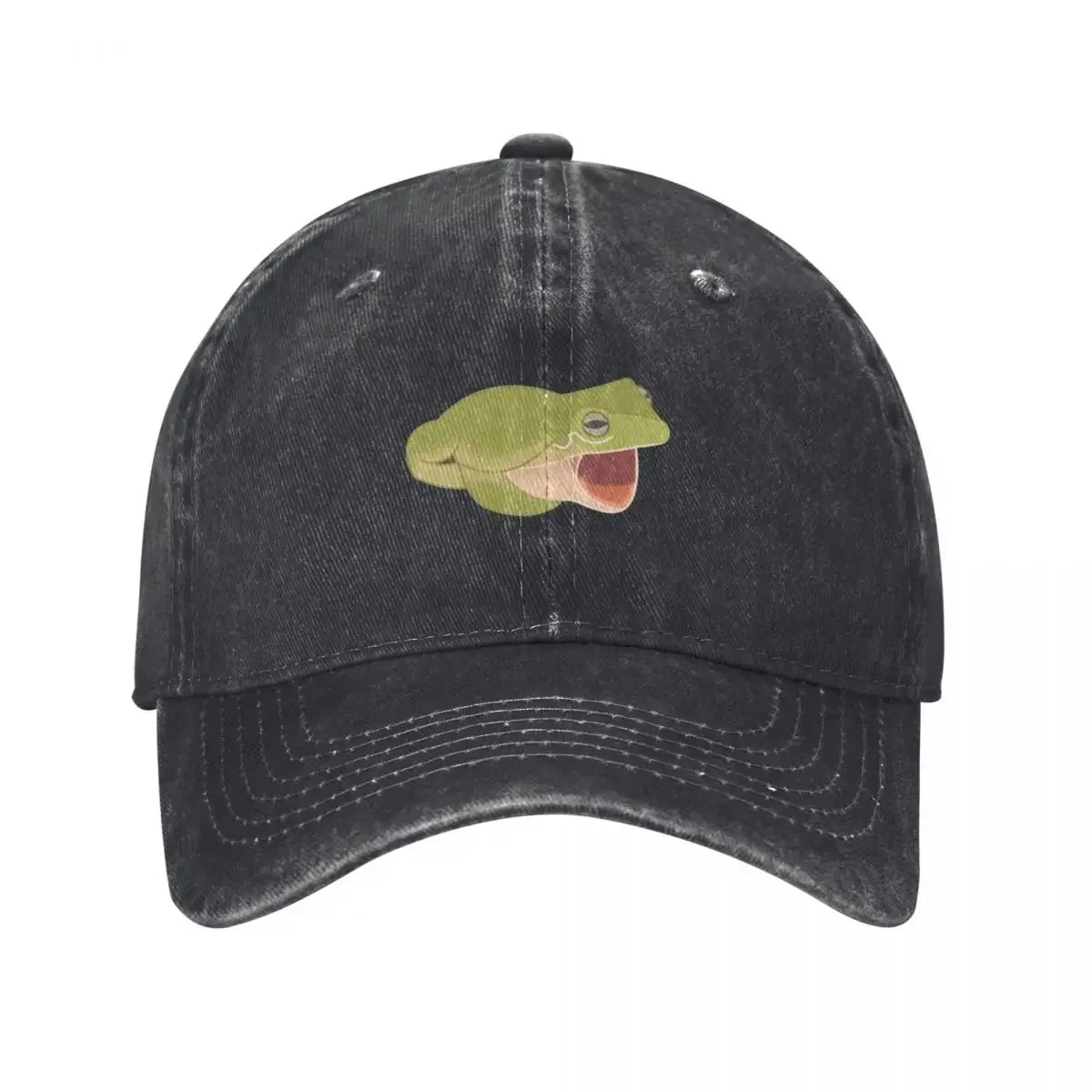 

Frog with Mouth Open Baseball Cap Sports Cap Sun Hat For Children Luxury Man Hat Hats For Men Women's