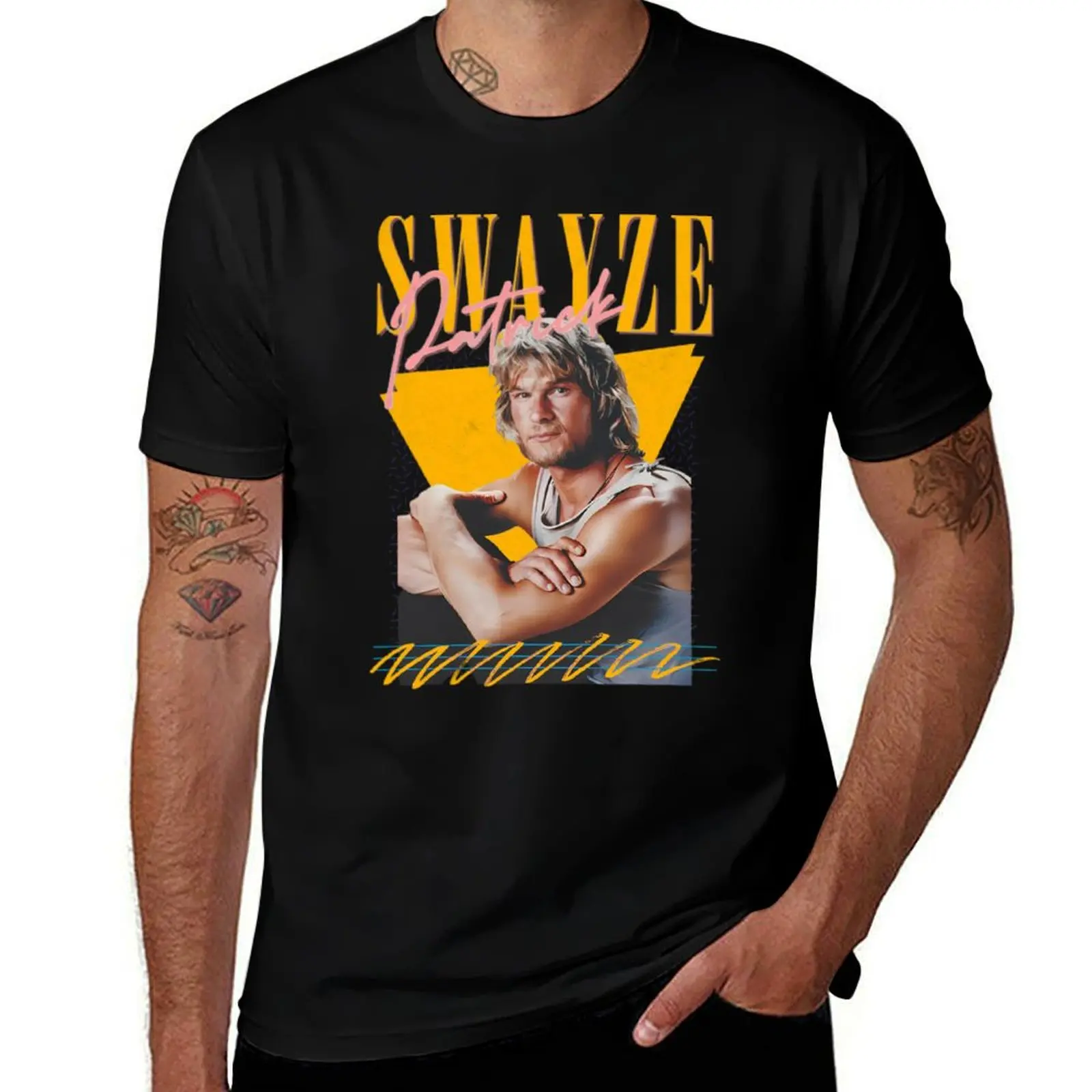 

Patrick Swayze T-Shirt valentines clothes animal prinfor boys sports fans funny t shirts men