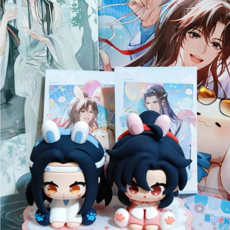 mod oz u shi anime pvc actiefiguur Wei W U lijn LAN Wang en cartoon Mdzs desktop beeldje ornamenten tij spelen speelgoed mode cadeau