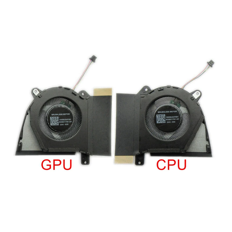 New Laptop CPU GPU Cooling Fan For ASUS ROG Zephyrus G14 2022 GA402R GA402RJ GA402RK Cooler 13NR09U0AP0901 13NR09U0AP1001