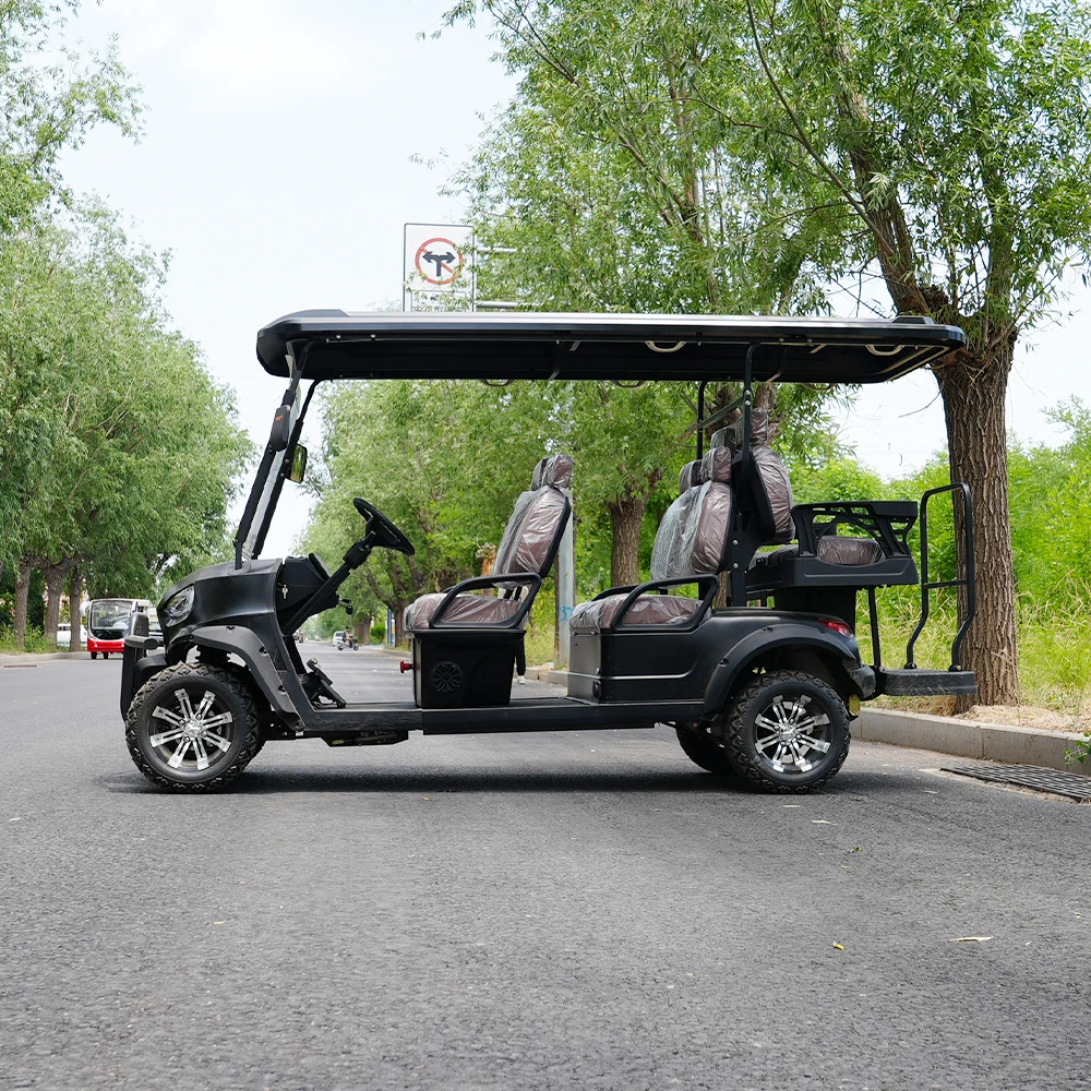 Custom 6 Seater Golf Cart Beach Golf Buggy Lifted Off-road Cart Newly Design Hunting Car Electric Vehicle