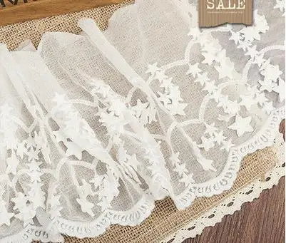 african lace fabric tulle fabrics trim aliexpress france Polyester / Cotton Lace Embroidered Eco-friendly Lace