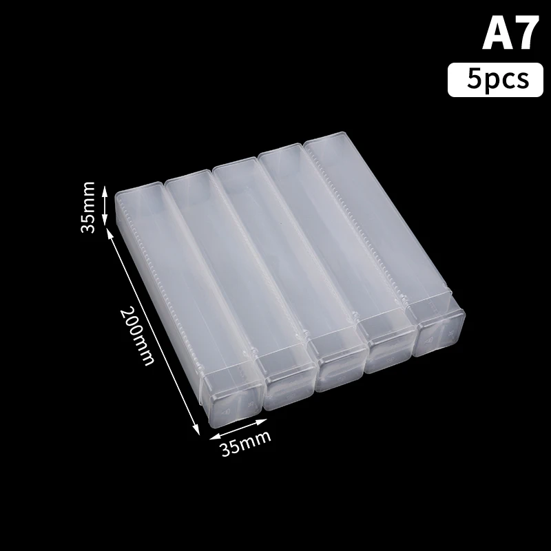 5Pcs Drill Bit Packaging Box, Square Storage for Cutters