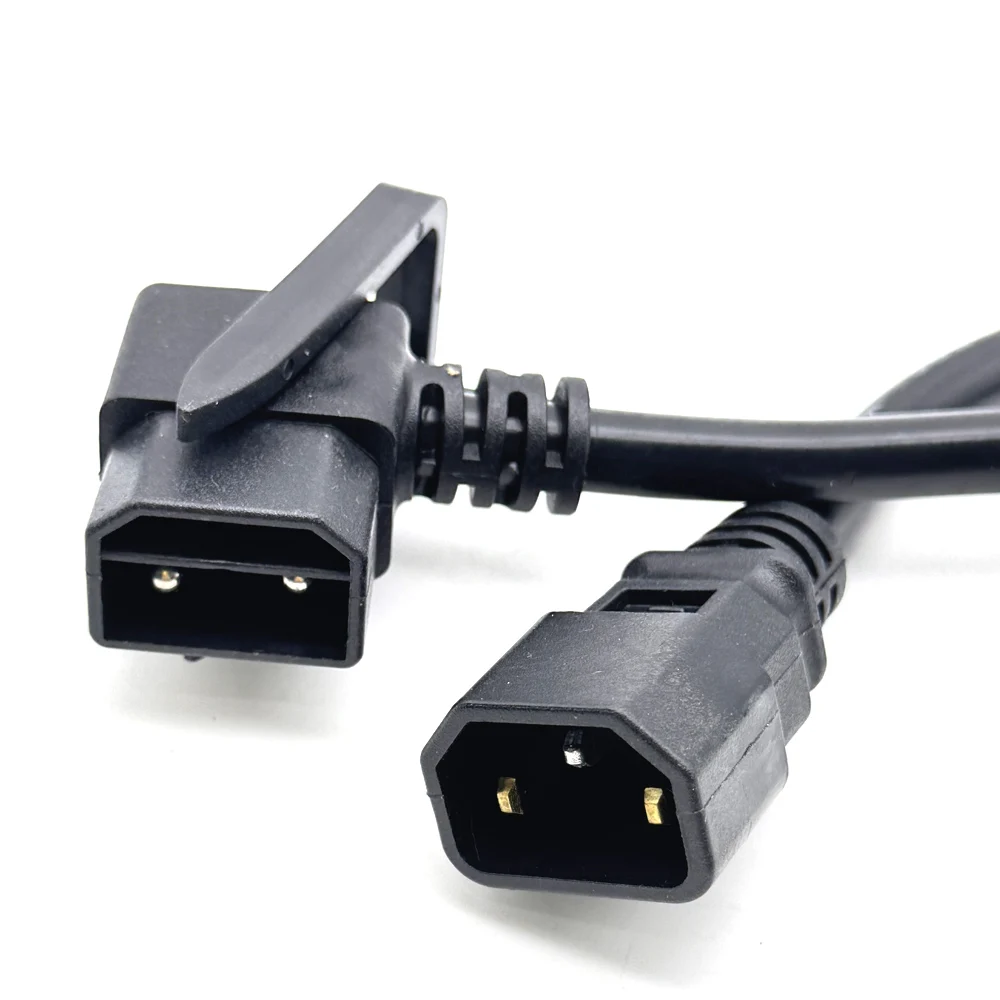 Electric Vehicle Charger Connector Adapter 2+6 E-bike Lithium Battery Charging Interface Replacement Plug Socket with Wire