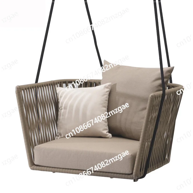 

Подвесная корзина для отдыха на открытом воздухе, интернет-знаменитость, внутренний балкон, подвесной стул на заказ, вилла, двор, сад, креативные ленивые качели