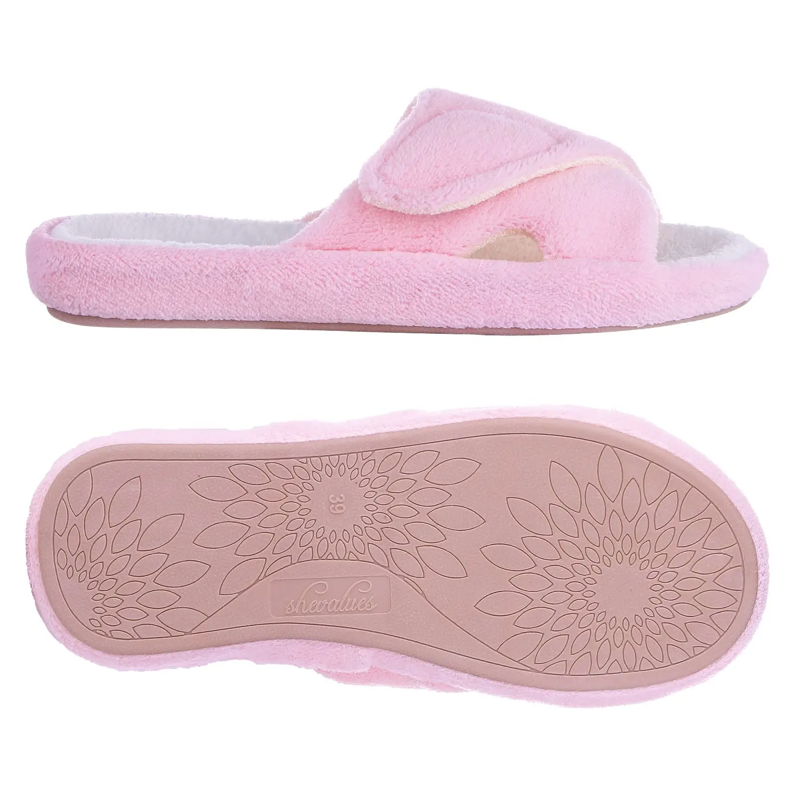 Bebealy-Zapatillas planas para mujer, chanclas suaves de Interior para el hogar, zapatillas de verano con soporte de arco, zapatos de dormitorio