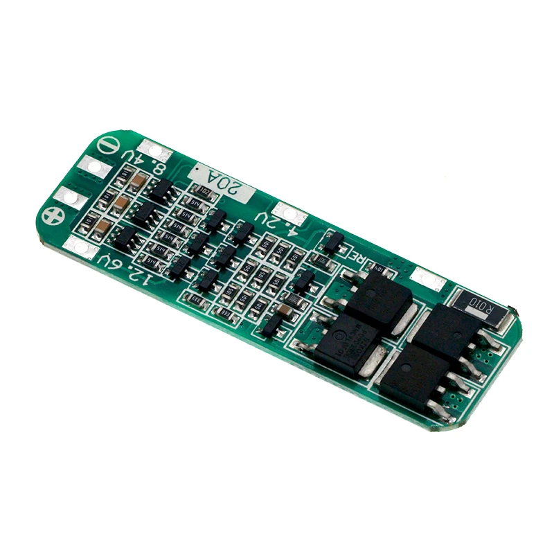 BMS 3S 20A Li-ion Lithium Battery 18650 Charger PCB BMS Protection Board For Drill Motor 12.6V Lipo Cell Module 64x20x3.4mm image 2