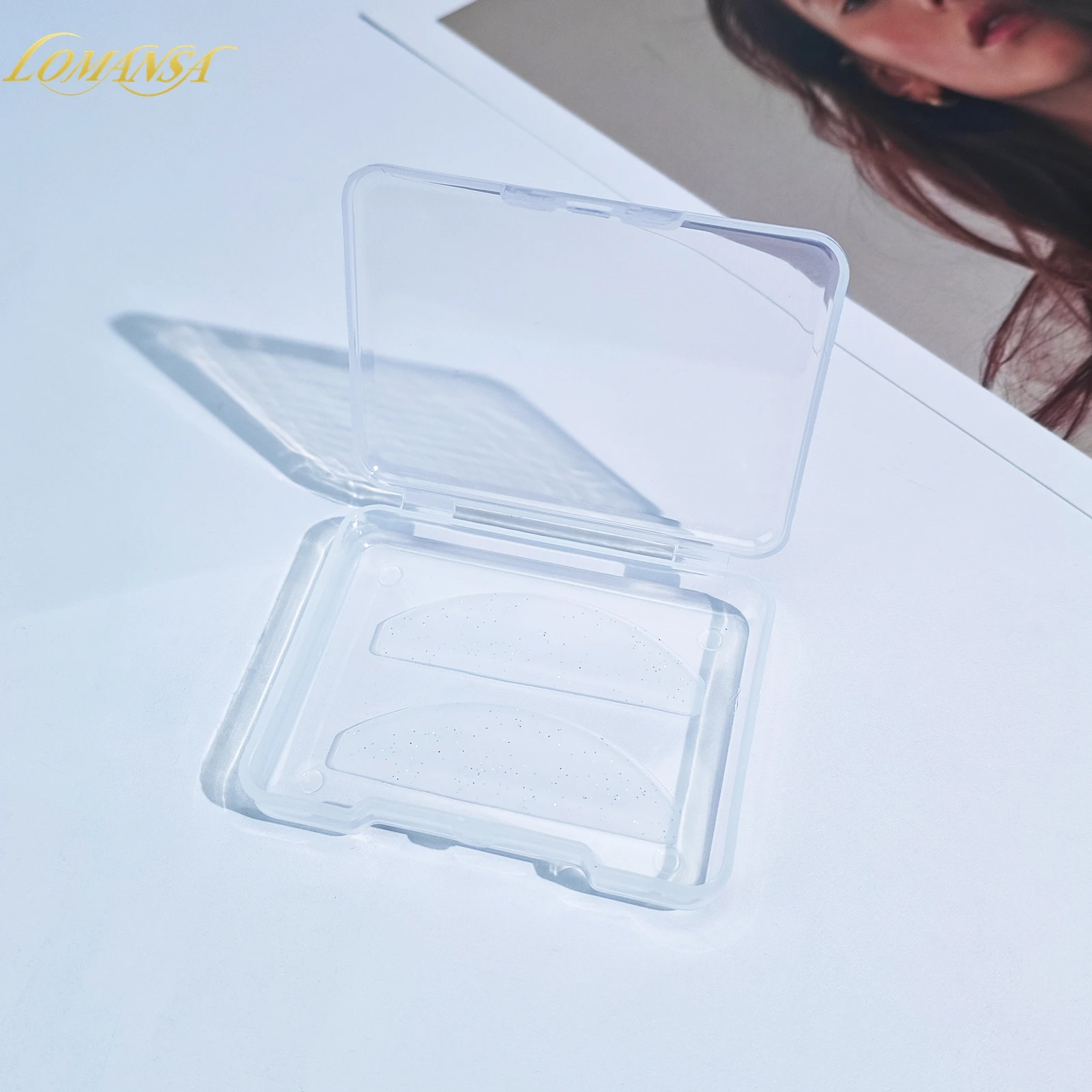 Lomansa 2 Stück Koreanische Wimpernlifting-Pads Flache Silikon-Pads für Dauerwellen-Lotion Nr. 1 Wimpern-Weichmacher-Pads Make-up-Tool – Detail 7