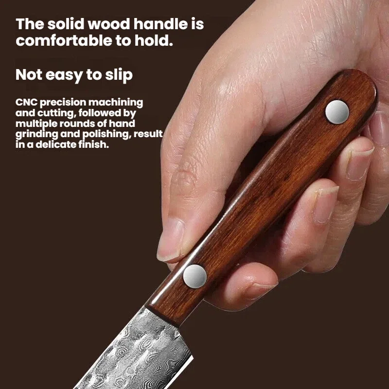 سكين فاكهة دمشق مستورد لقطع اللحوم والعظام سكين خاص لقطع البطيخ وتقشير الفاكهة سكين صغير #2