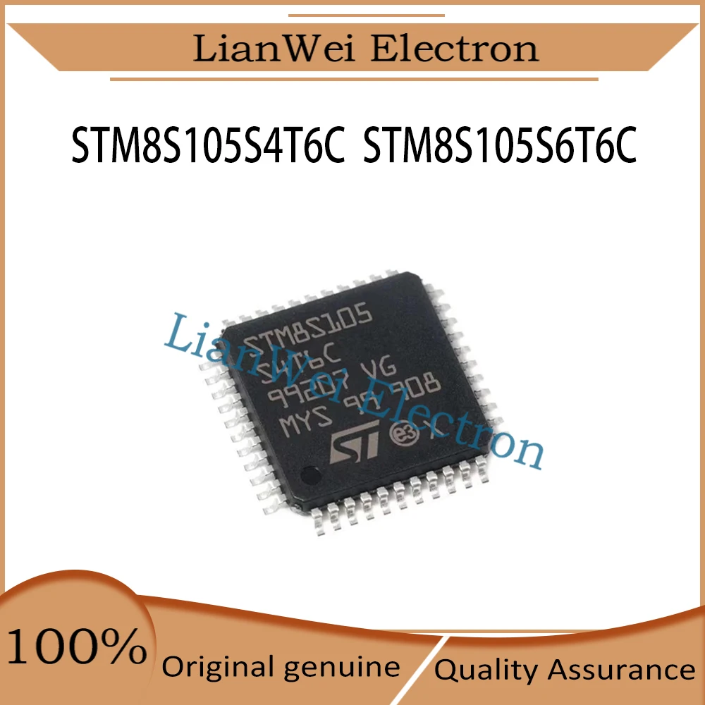 

STM8S105 STM8S105S4T6 STM8S105S6T6 STM8S105S4T6C STM8S105S6T6C IC MCU Chip LQFP-44