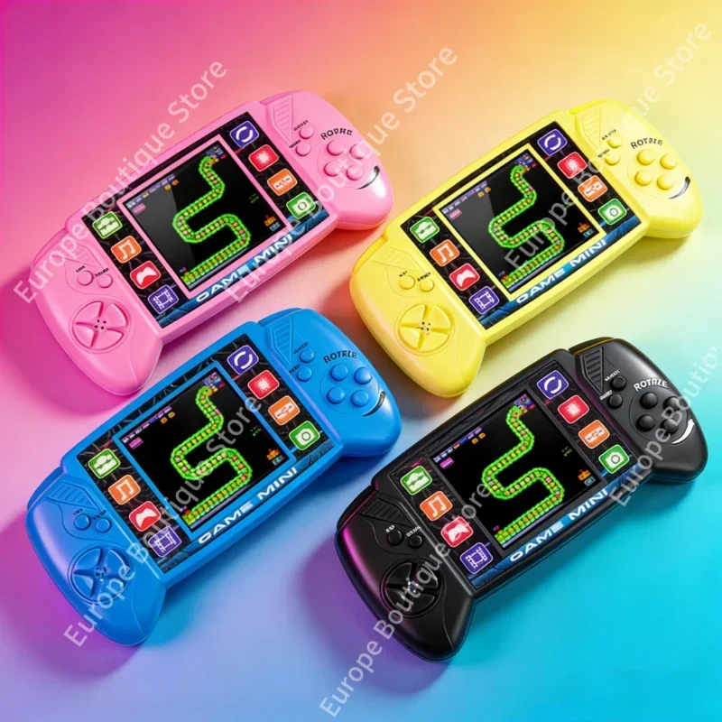 

Портативная портативная игровая консоль, кирпичная игра, портативные плееры, ностальгические развивающие игрушки, карманные, 4 цвета, классический подарок ребенку