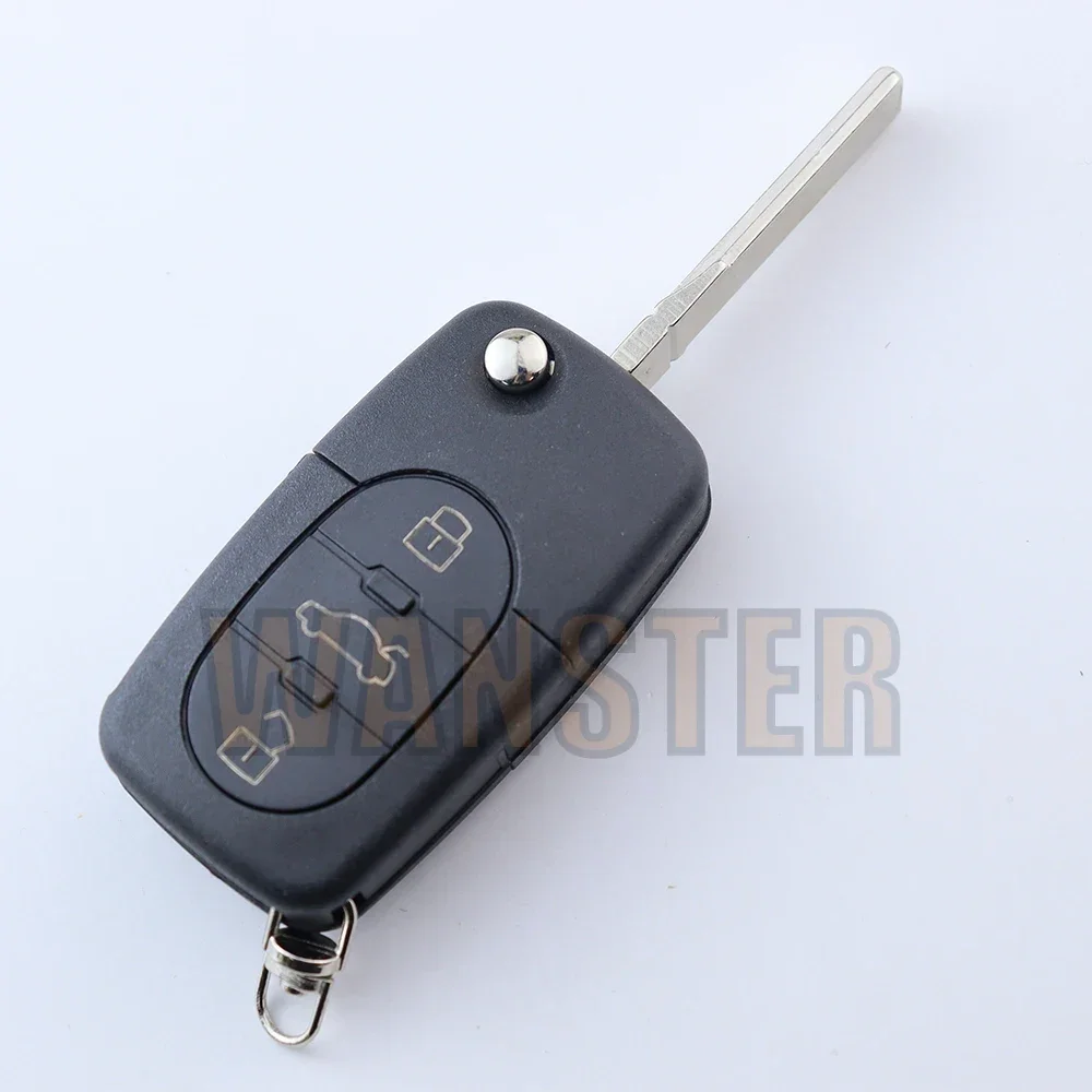 2/3/4 Botton Car Key Fob Case Shell Housing for Audi A3 A4 A6 A8 TT RS4 Quattro for Volkswagen for VW Bora Passat Seat for Skoda