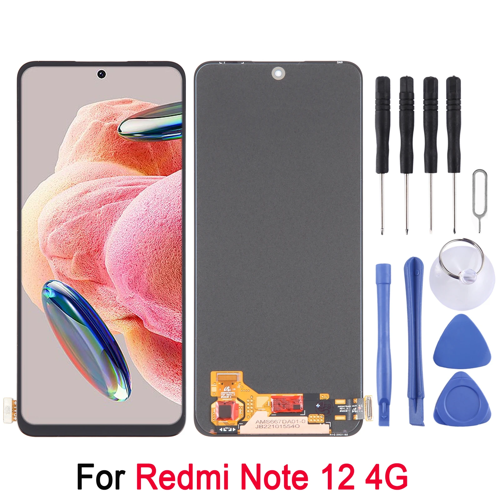 

Оригинальный ЖК-экран для Xiaomi Redmi Note 12 4G, материал AMOLED, дисплей для телефона с дигитайзером, полная сборка, Запасная часть