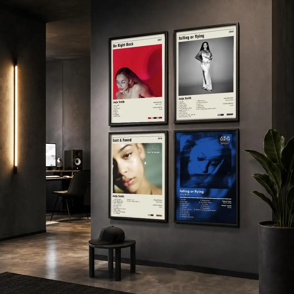 J-Jorja Smith Rapper Album Poster HD Wall Art Wall Stickers Home Living Room Bedroom Bar Office Decor Prints