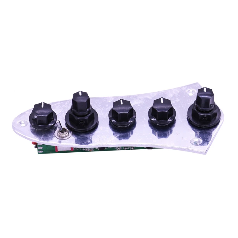 5 Jazz JB Bass Loaded Wired Control Plate For 4/5 String Bass Guitar Parts