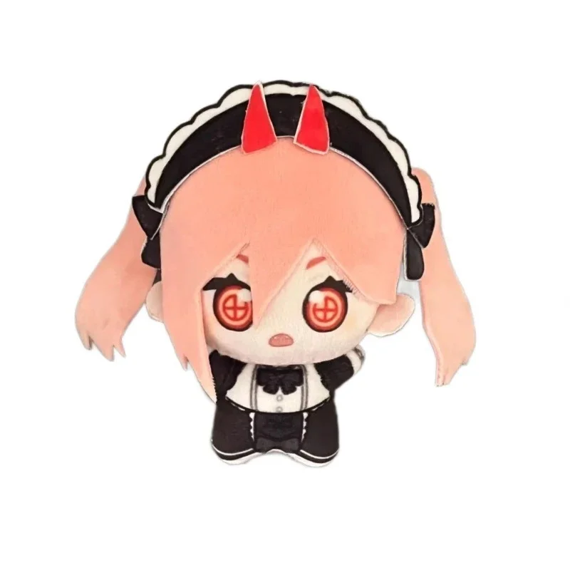 체인소 맨 파워 플러시 인형 10cm 프린트 미니 참 귀여운 키체인 청소년 소녀 백팩 클립 책상 장식 선물