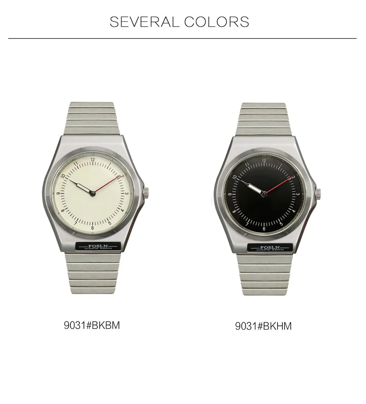 Minimalist, personalized, creative couple watches, fashionable and versatile quartz for young men and women view 2