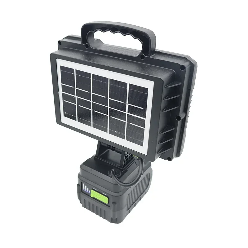 Portable Lanterns Solar USB Waterproof Floodlight Outdoor Courtyard Camping Lights Searchlight Lnfinite Dimming LED Working Lamp