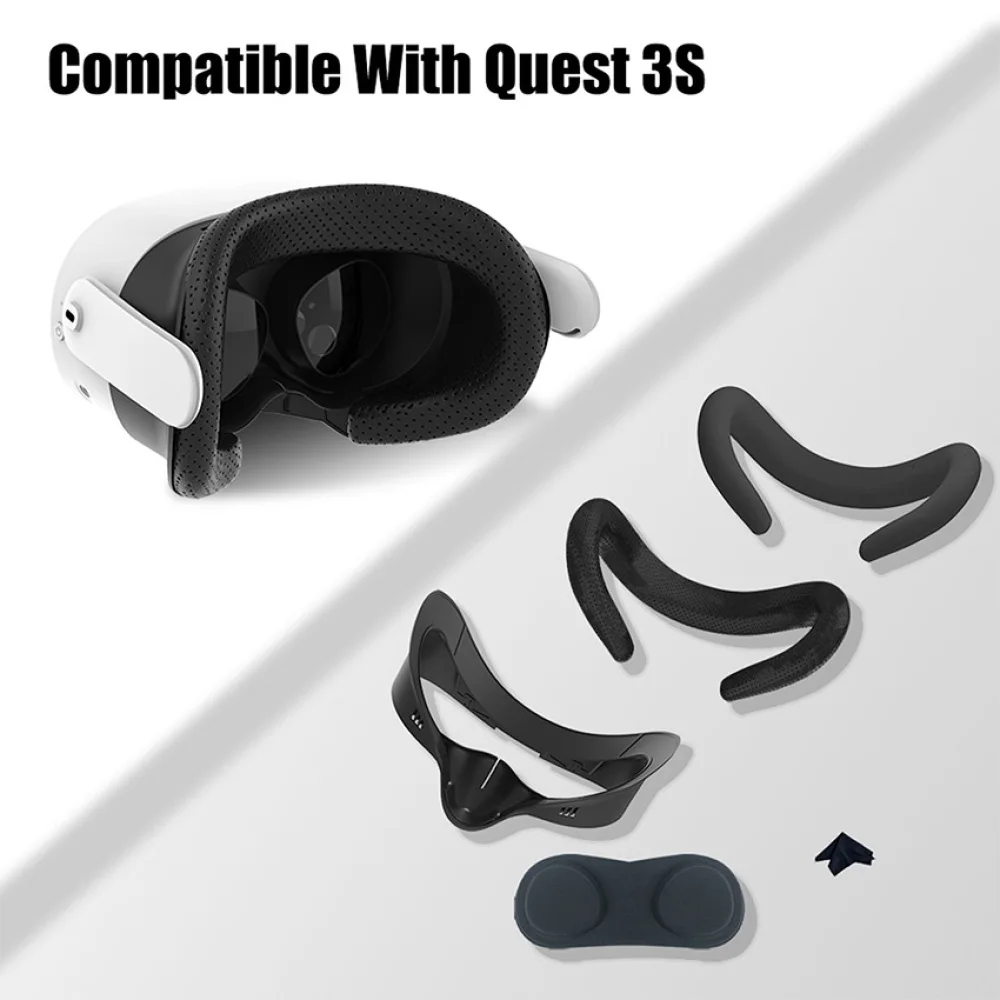 For Quest 3S One-piece Bracket Wider Replacement Mask Six-Piece Kit Bracket Mask VR Accessories