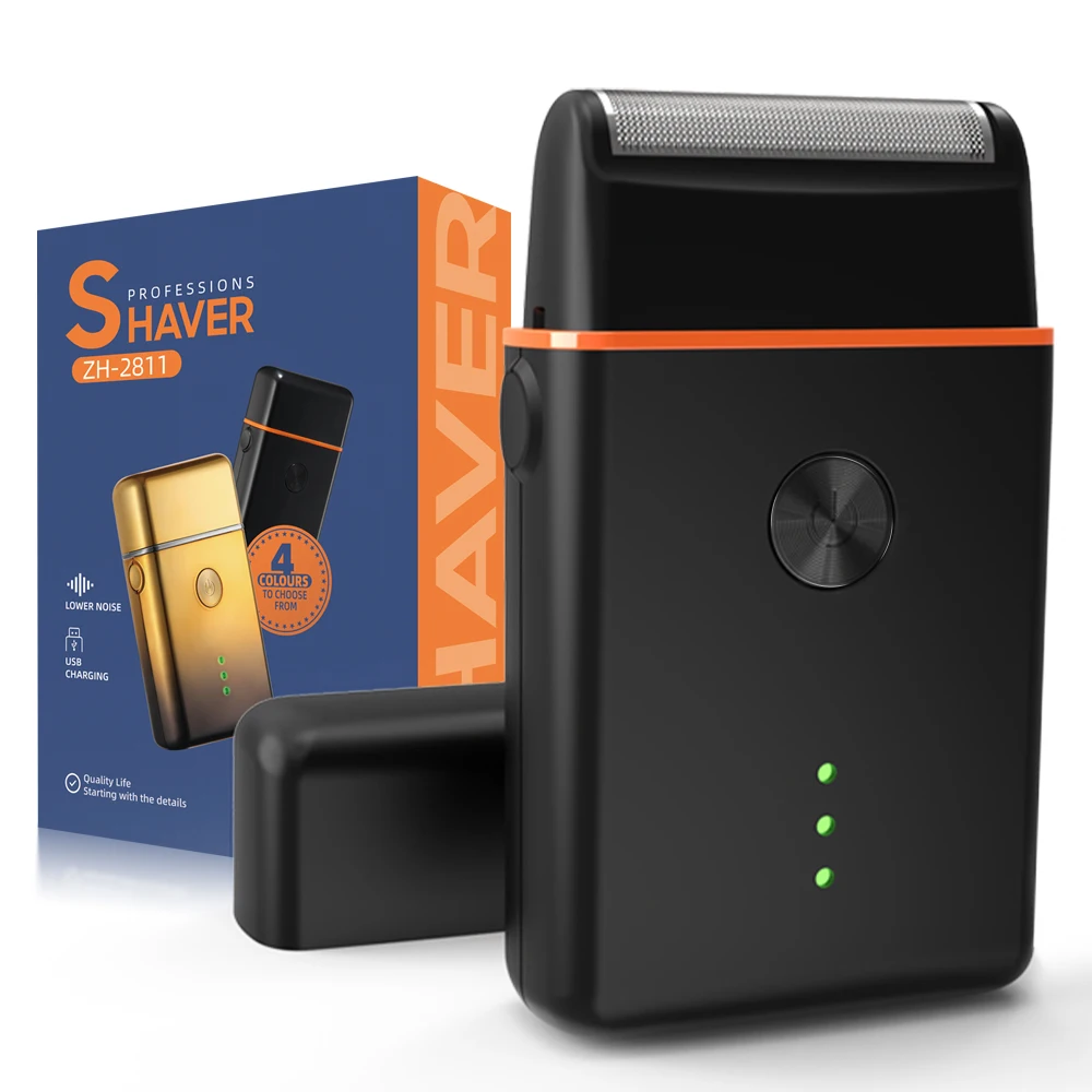 

Портативная мужская бритва с возвратно-поступательным лезвием для бритья бороды, специальная электробритва с зарядкой через USB