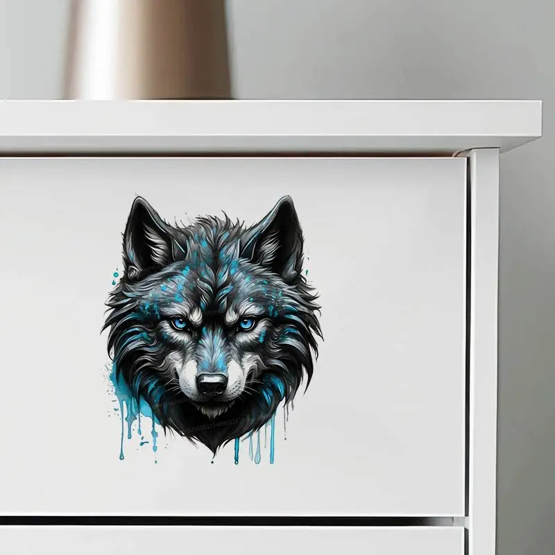 Angry wolf Wall Sticker Removable Home Decoration Decals for Bedroom Kitchen Living Room Walls Decor S249