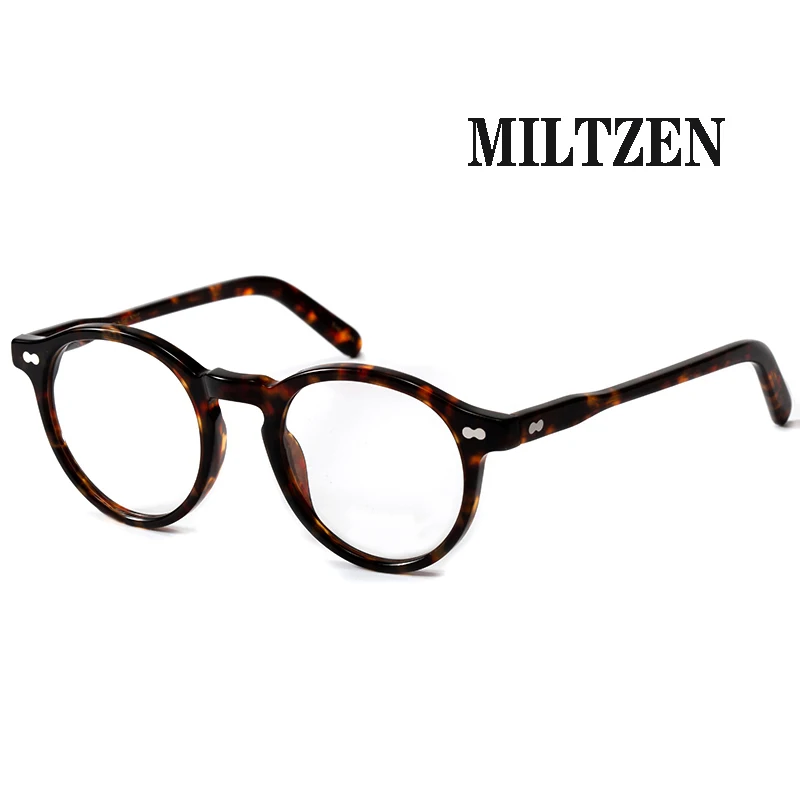 MILTZEN-Lunettes de vue Johnny Depp LemRish pour hommes et femmes, monture de lunettes optiques, acétate vintage, lunettes d\'ordinateur, marque de