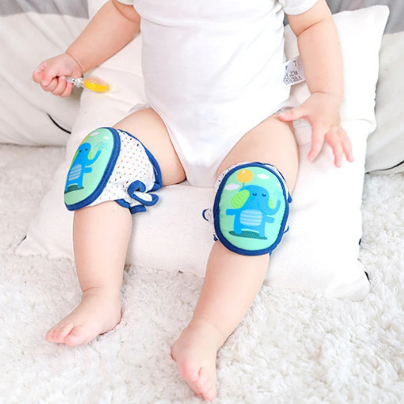 Cute Cartoon Baby Knee Pad Kids Safety Crawling Elbow Cushion Infants Toddlers Protector Knee Pads Baby Leg Warmer Accessories