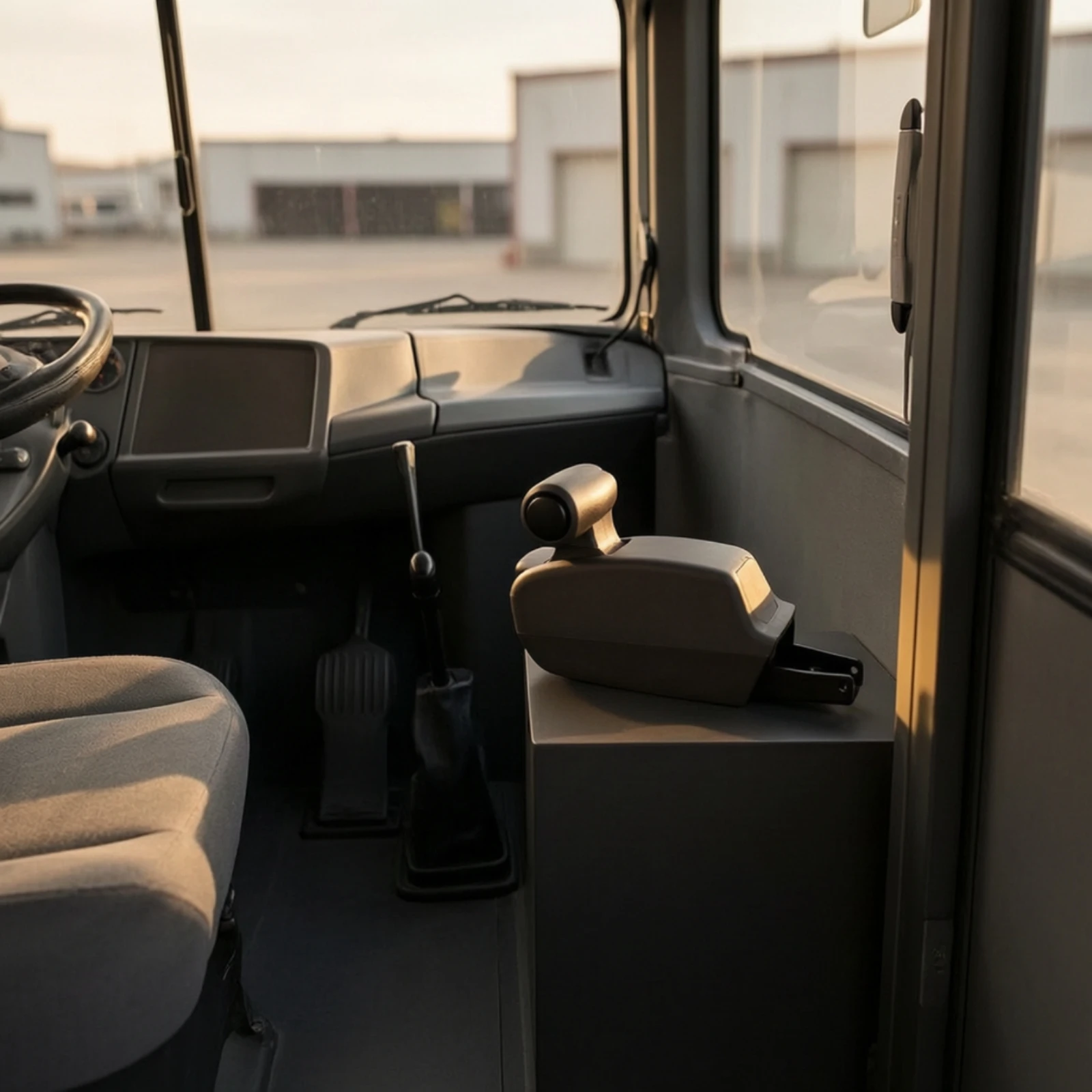 Automatic Gear Select Switch Reliable Gear Select Switch with Bracket Black Compact for Mechanics, Bus Maintenance