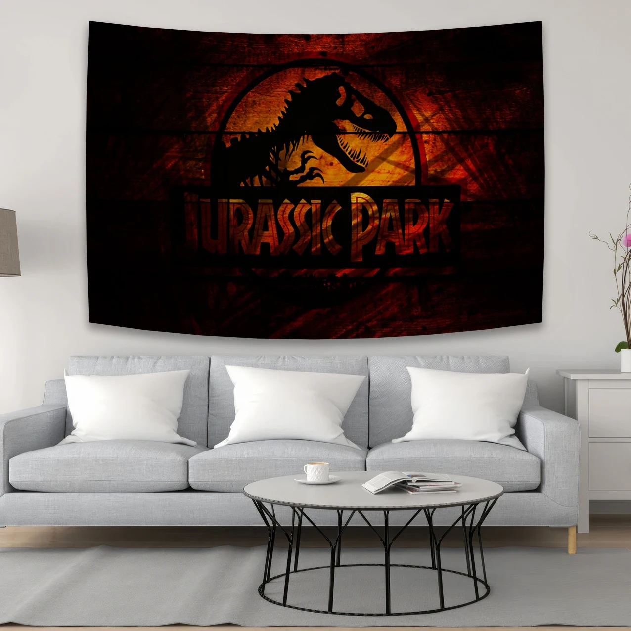 Jurassics Parks Tapestry Dinosaur Wall Hanging Decoration Wall Carpet Psychedelic Bedside Hanging Cloth