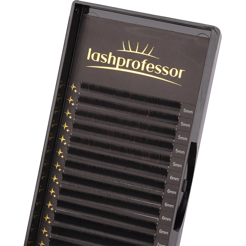 Lashprofessor 16 filas de pestañas individuales clásicas, esponjosas, suministros de volumen, todos los tamaños, visón natural suave 3