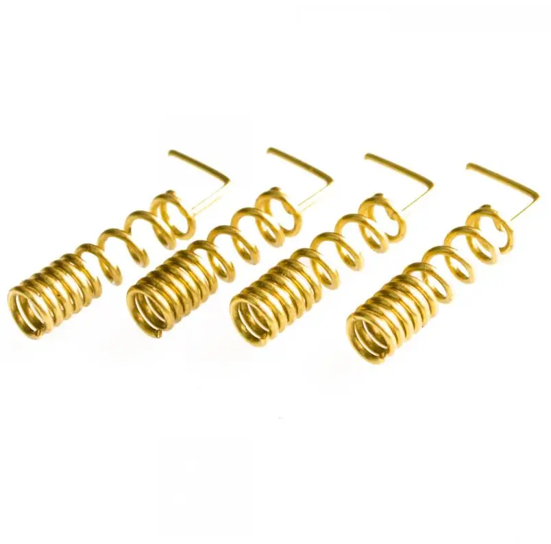 50pcs/lot GSM antenna spring 900/1800MHZ copper spiral coil winding antenna GSM antenna motherboard soldering; 0.8 x 5 x 24 mm