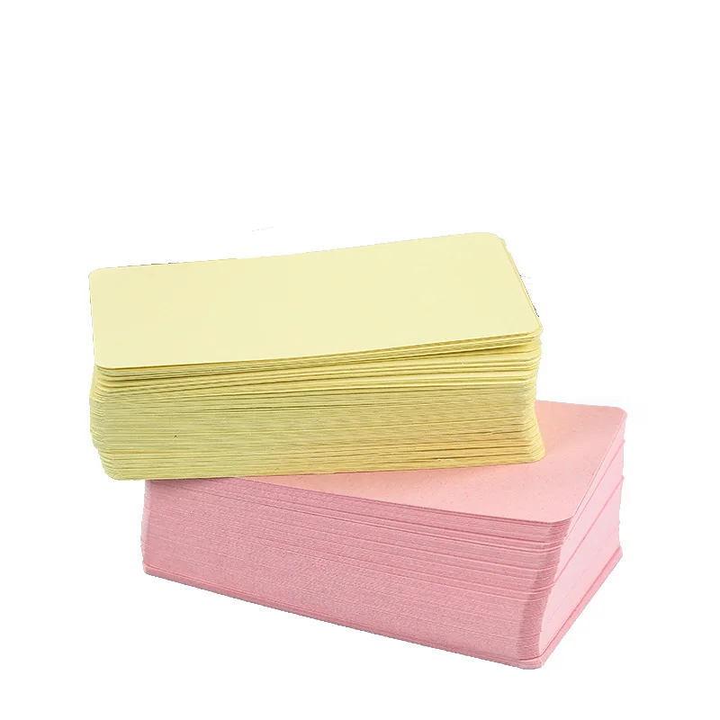 100/صفحة كرافت ورقة بطاقات فارغة بطاقة الأعمال رسالة "شكرًا لك" بطاقات حفل زفاف التسمية المرجعية بطاقة التعلم والدعوات #6