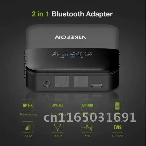 

AptX HD Low Latency Bluetooth 5.0 Audio Transmitter Receiver Music CSR8675 TV PC Car Wireless Adapter RCA SPDIF 3.5mm Aux Jack