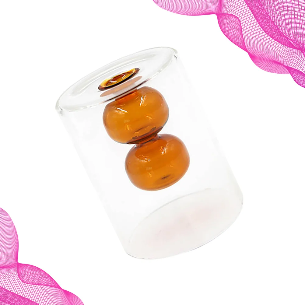 

1Pcs Double Layer Glass Vase Creative Flower Planter for Hydroponics Water Plant Holder Decorative Arrangement Jar for Tulips