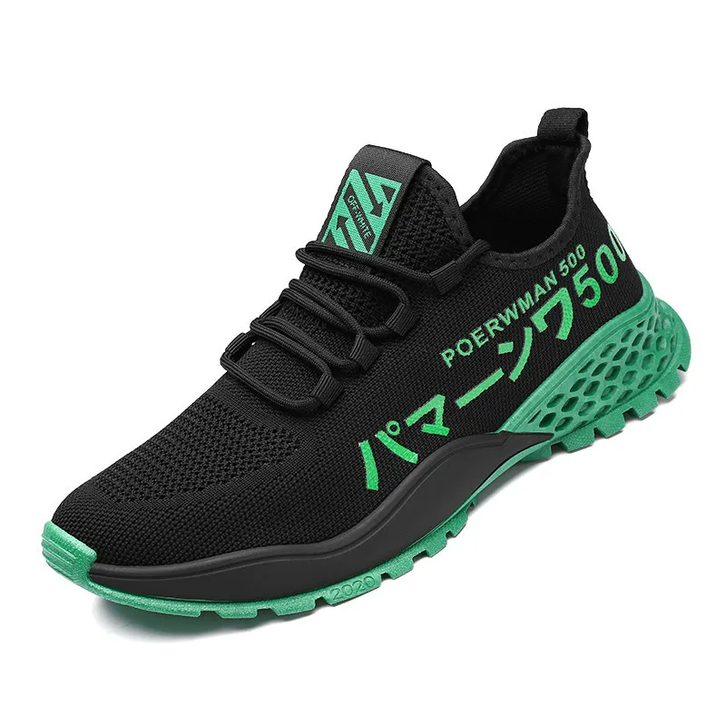 

Tennis Shoes For Men Sneakers Breathable Air Mesh Outdoor Lace-up Athletic Shoes Wear-resistant Men Sport Shoes Chaussure Homme