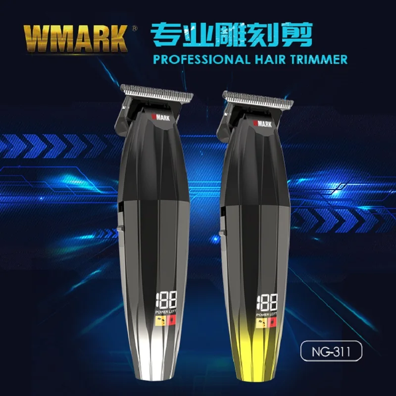 WMARK NG-311 Capelli Dettaglio Trimmer Barba Tagliatore di Capelli Elettrico Trimmer Capelli Per Gli Uomini Macchina di Taglio di Capelli Rasoio Bordo T-Lama larga
