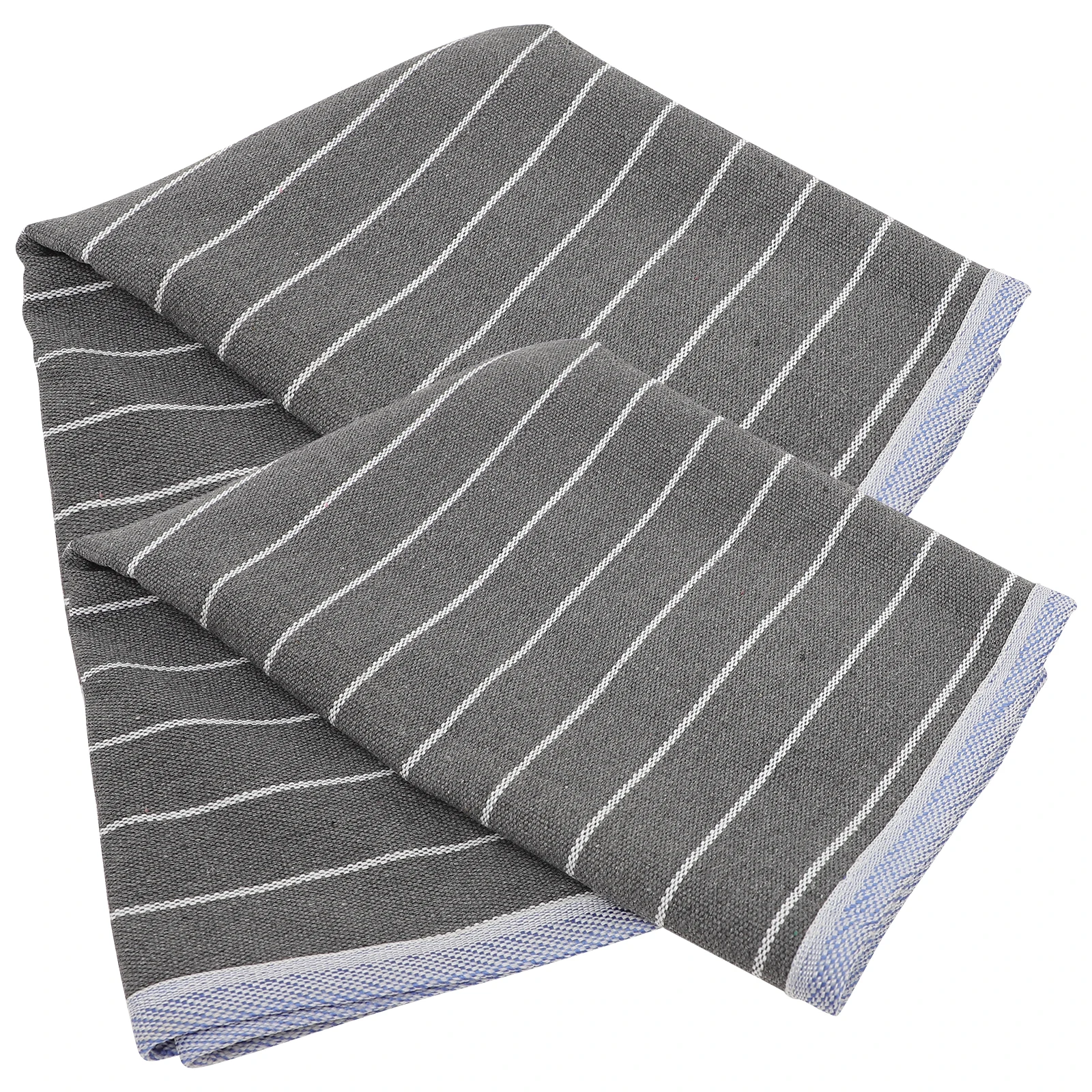 

2pcs Pillow Cover Household Travel Pillow Towel Anti-Skid Sweat Absorbent Washable Reusable Breathable Protective Bed Decorative